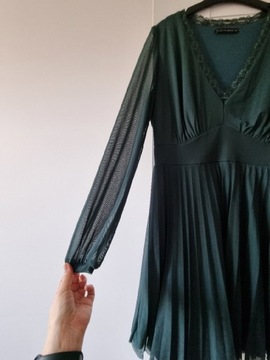 Sukienka Mohito, rozmiar S, ciemna zieleń 