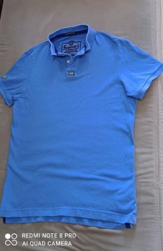 Superdry Super dry t-shirt oryginalna koszulka polo rozmiar  2XL, XL, L