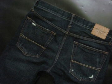 Abercrombie Fitch 31/32 jeansy slim straight