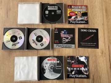 Resident Evil 1 2 3 PSX PS1 Director's Cut komplet