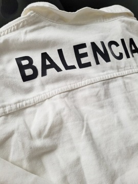 Katana jeansowa Balenciaga kurtka