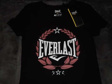 T-shirt Everlast damski XS Nowy Czarny 