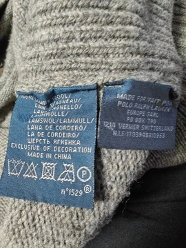 Sweterek z wełny jagnięcej Polo Ralph Lauren XL 