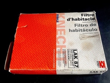 FILTRE D HABITACLE LAK 87.NOWY. 