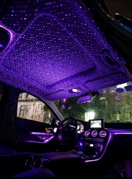 LED Światło Samochodowe (fioletowe) 