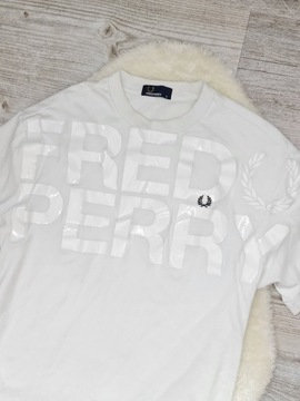 Koszulka Fred Perry Biała Rozmiar M Oryginalna 