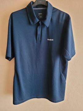 Granatowa koszulka Polo Reebok roz. S/M