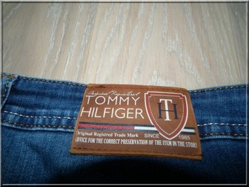 bawełniane jeansy _ TOMMY HILFIGER _ r.40/pas 102c