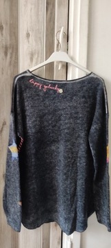Sweter wełniany kolorowy w gwiazdy Lieblingstuck 