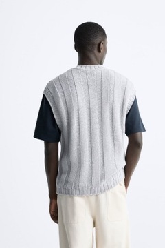 ZARA sweter męski kamizelka rozmiar L-XL