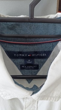 Koszula z krótkim rękawem biała Tommy Hilfiger