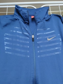 Nike męska bluza M L kolor ciemny morski stójka 