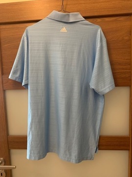 Adidas polo golf climacool błękitna L/XL DURHAM