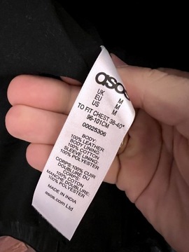 Skórzana ASOS rozmiar M skóra naturalna