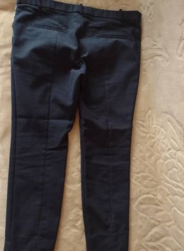 (40/L)Zara/ Granatowe spodnie,cygaretki z Madrytu 
