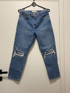 Jeansy mom jeans petite S Topshop spodnie