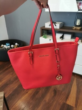 Michael kors jet set czerwona