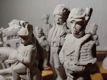 Szachy Napoleońskie figury - Ręcznie rzeźbione