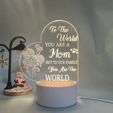 Tablica Led Dzień Matki Tablica Życzeń Dzień Matki