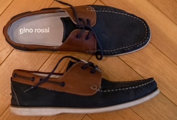 Mokasyny buty męskie Gino Rossi rozmiar 45 trzewik