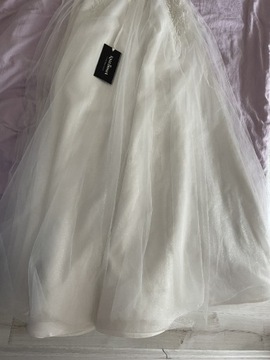 Piękna Suknia Ślubna Kaledonia by Eva Hudy + Welon GRATIS