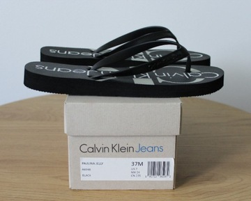 Japonki Calvin Klein Jeans R8948 Black rozmiar 37