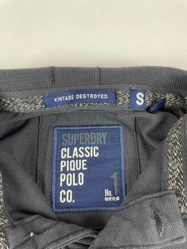 Koszulka Polo Superdry S czarna Vintage