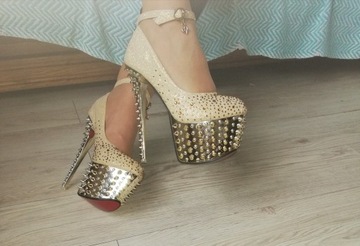  buty high heels dance szpila kolce 17cm. r.38