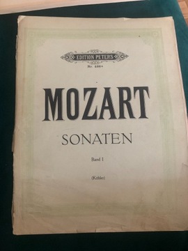 Mozart Klaviersonaten Band I. Edition Peters.