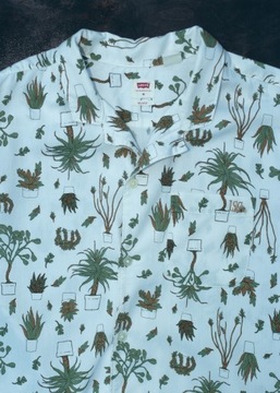 Koszula krótki rękaw Levi's M hawajka botaniczna
