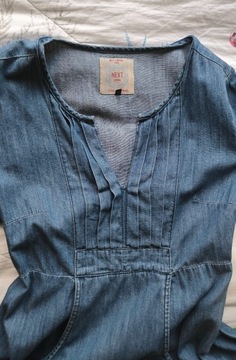 Tunika sukienka jeansowa Next Denim r.40 12