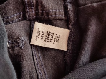 Spodnie ciążowe jeans elastyczne r 42 MAMA