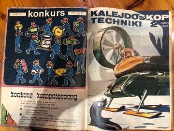 Kalejdoskop techniki 1987 wszystkie numery 1-12