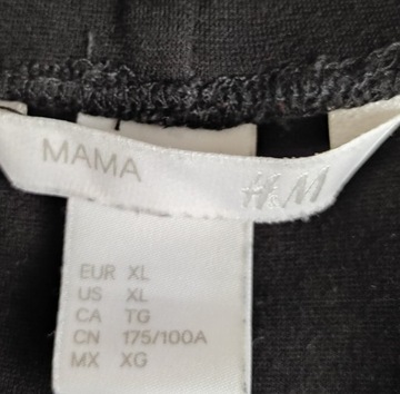 Spódnica ciążowa H&M Mama r. XL czarna elastyczna 