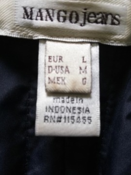 MANGO JEANS,kurtka jeansowa ocieplana jak nowa,M/L