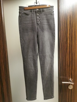 Damskie jeansy 1981 SKINNY GREY GUESS, skinny high