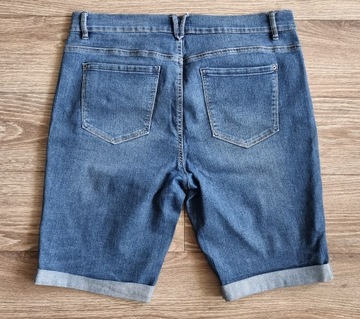 Krótkie spodenki szorty bermudy CURVE APPEAL DENIM