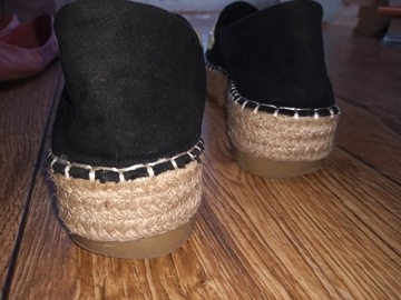 DeeZee Espadryle. Czarne. Rozmiar 40