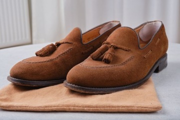 BERWICK 4171 BRĄZOWE LOAFERSY 42.5