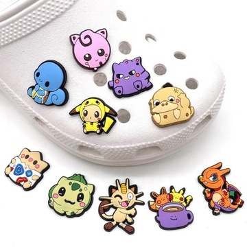 Przypinki do Crocs Pokémon zestaw 10 szt