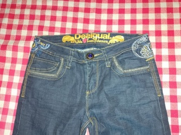 Spodnie Desigual damskie jeans XS