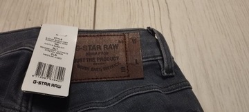 spodnie G-STAR W25 L30 SHAPE HIGH SUPER SKINNY D07