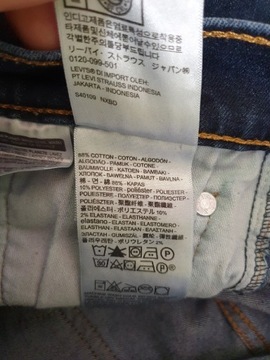 Spodnie jeansowe Levis 510 W32 L30 M