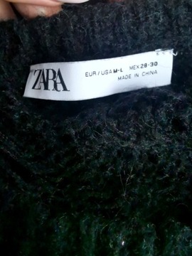 Zara sweter m/l czarny