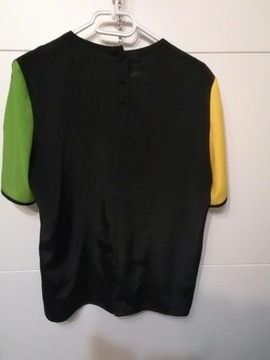 Louis feraud vintage bluzka kolory unikat 