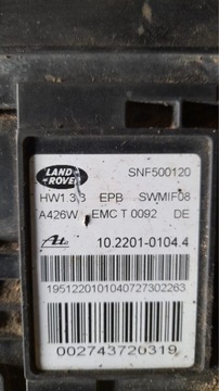 Land Rover mechanizm hamulca SNF500120