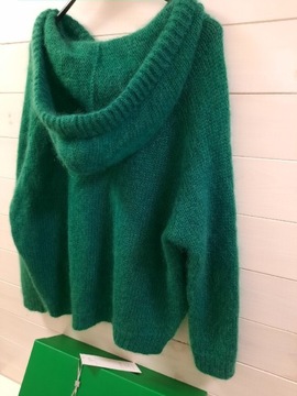Sweter z kapturem Forest Green Viola Piekut
