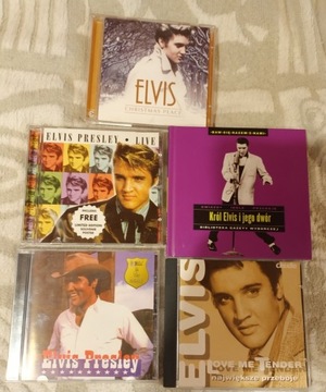 Zestaw 5 plyt CD Elvis Presley 