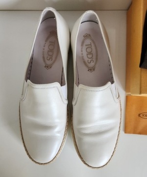 Tod's espadryle rozm. 40 białe