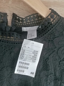 Sukienka H&M rozmiar XL koronka nowa z metką